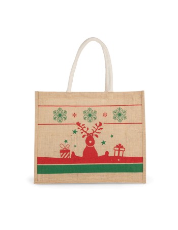 Bolsa shopper con motivos navideños 2