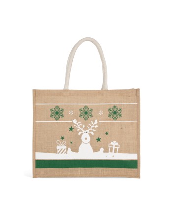 Bolsa shopper con motivos navideños 2