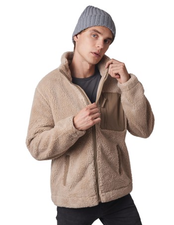 Double ribbed beanie with turn-up