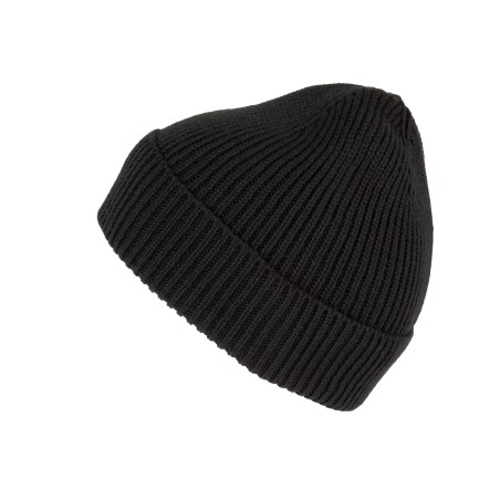 Gorro de canalé con dobladillo