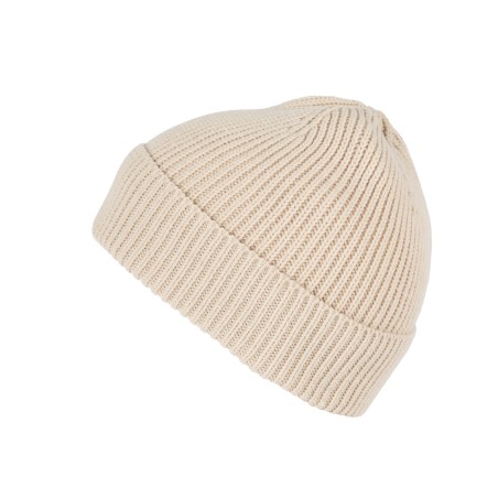 Gorro de canalé con dobladillo