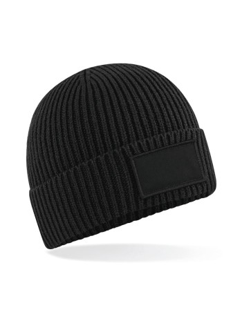 Trendy beanie with patch