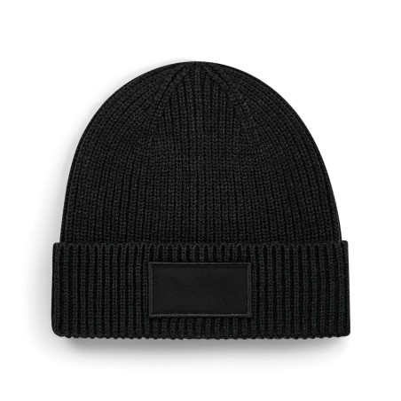 Trendy beanie with patch