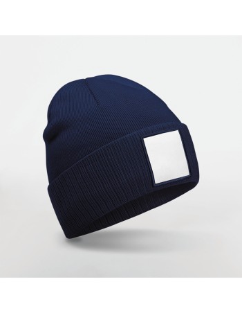 Gorro con parche tipo aplique