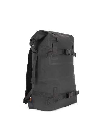 Waterproof backpack with compression straps