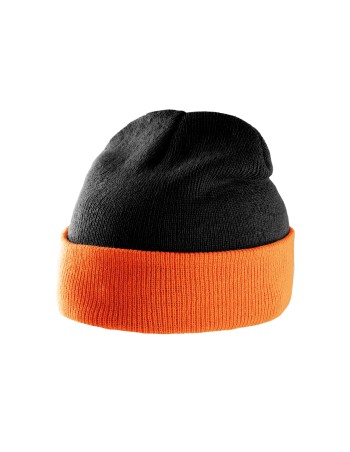 Gorro bicolor con dobladillo 2
