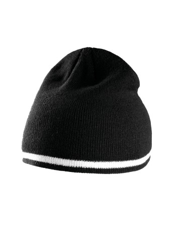 Beanie with contrasttwo-tone band 2