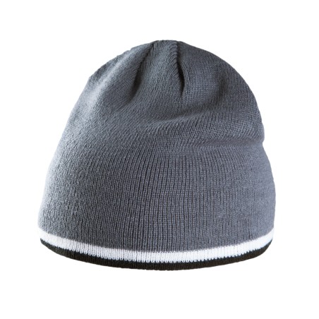 Gorro con tira bicolor contrastada