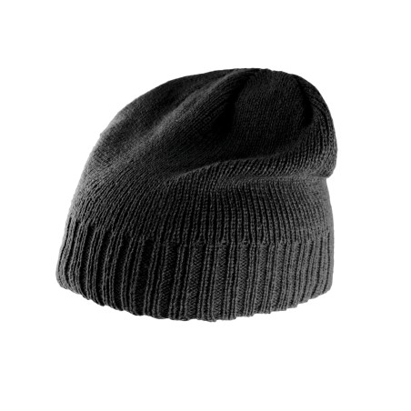 Gorro con borde acanalado