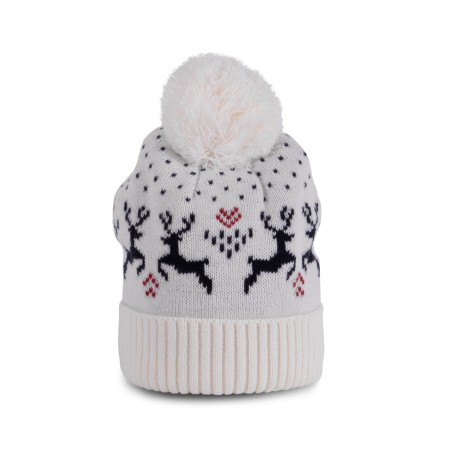 Gorro de Navidad con diseño de renos