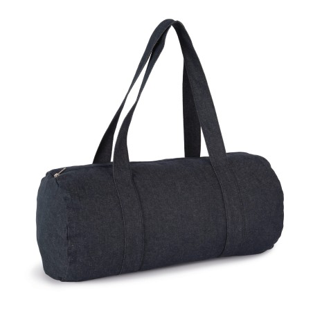 Bolsa cilíndrica denim