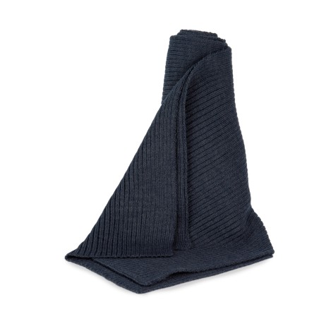 Ribbed knit scarf