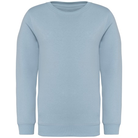 Sudadera ecorresponsable cuello redondo infantil