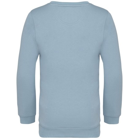 Sudadera ecorresponsable cuello redondo infantil