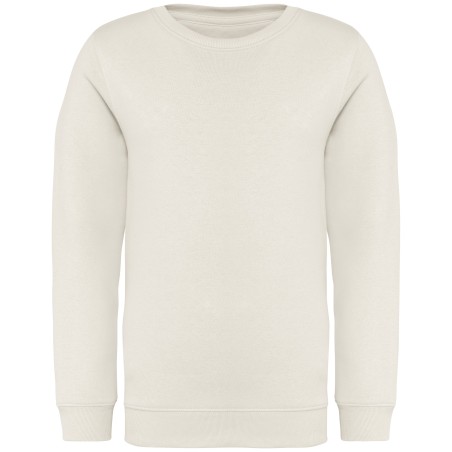 Sudadera ecorresponsable cuello redondo infantil