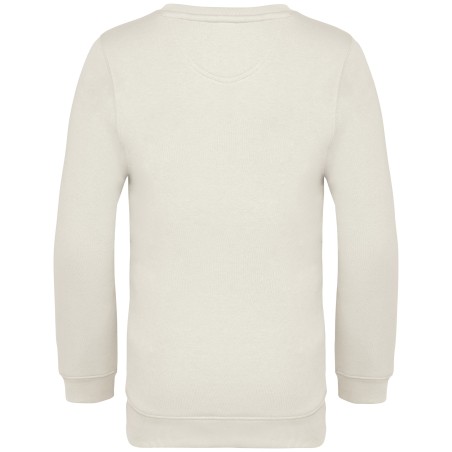 Sudadera ecorresponsable cuello redondo infantil