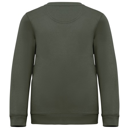 Sudadera ecorresponsable cuello redondo infantil