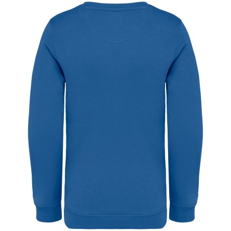 Sudadera ecorresponsable cuello redondo infantil