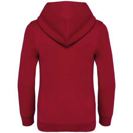 Sudadera  ecorresponsable con capucha infantil
