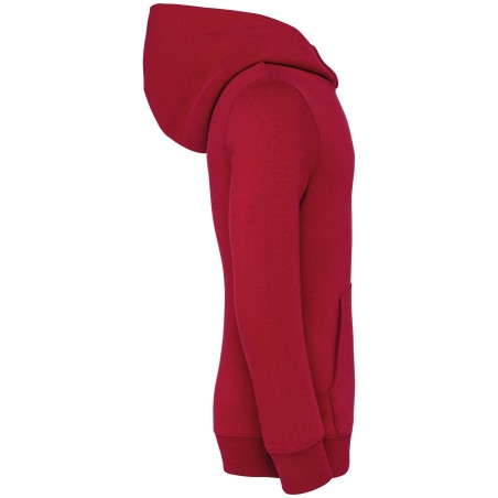 Sudadera  ecorresponsable con capucha infantil