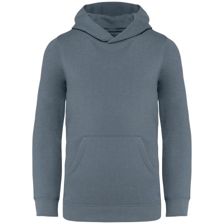 Sudadera  ecorresponsable con capucha infantil