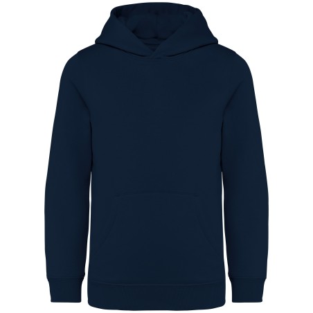 Sudadera  ecorresponsable con capucha infantil