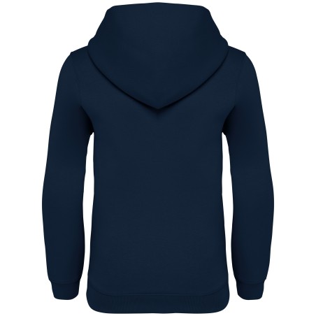 Sudadera  ecorresponsable con capucha infantil