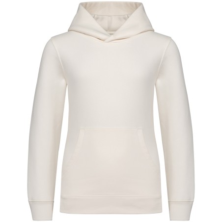 Sudadera  ecorresponsable con capucha infantil