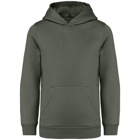 Sudadera  ecorresponsable con capucha infantil