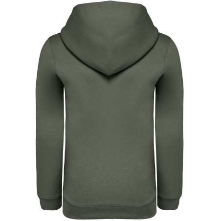 Sudadera  ecorresponsable con capucha infantil