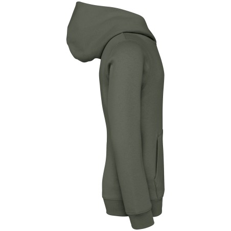 Sudadera  ecorresponsable con capucha infantil