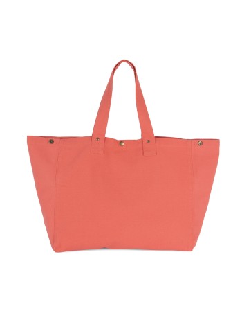 Bolsa shopper de algodón efecto lavado 2