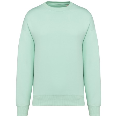 Sudadera ecorresponsable cuello redondo oversize unisex