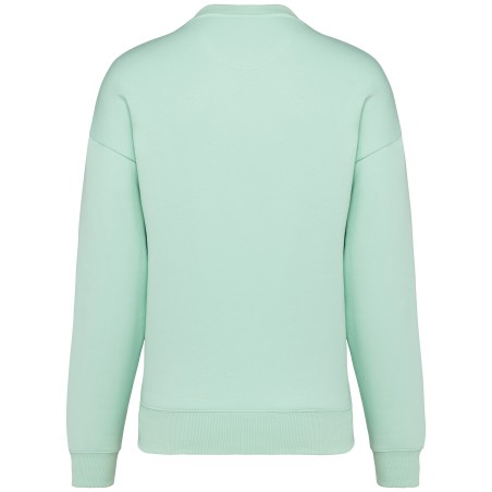 Sudadera ecorresponsable cuello redondo oversize unisex