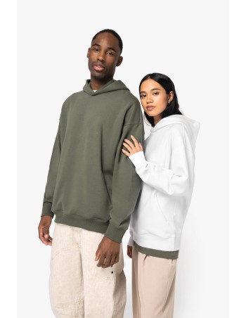 Sudadera ecorresponsable con capucha oversize unisex