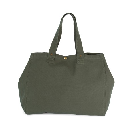 Faded cotton shopping bag