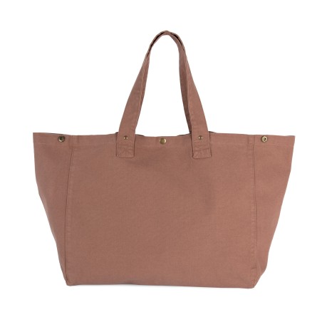 Faded cotton shopping bag