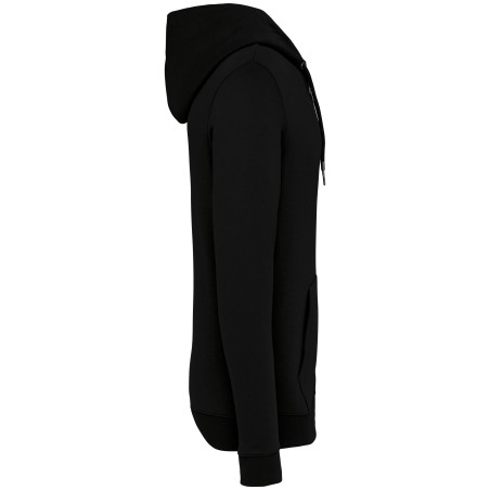 Sudadera ecorresponsable con cremallera y capucha unisex