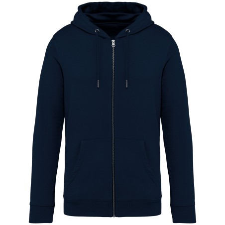Sudadera ecorresponsable con cremallera y capucha unisex