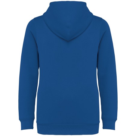 Sudadera ecorresponsable con capucha y cremallera infantil