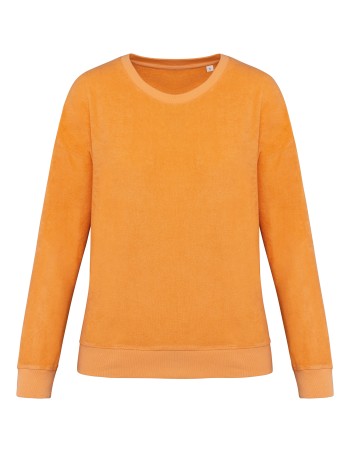 Sudadera ecorresponsable de rizo mujer 2