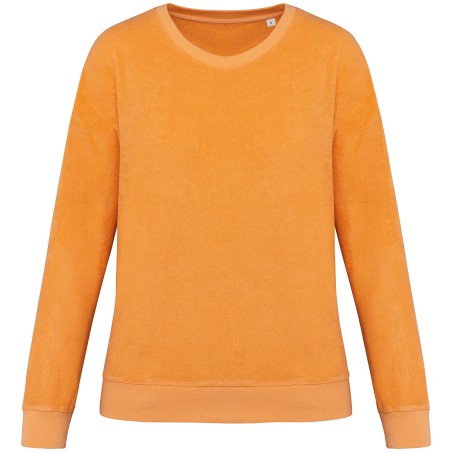 Sudadera ecorresponsable de rizo mujer
