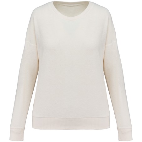 Sudadera ecorresponsable de rizo mujer