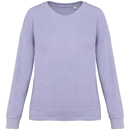 Sudadera ecorresponsable de rizo mujer