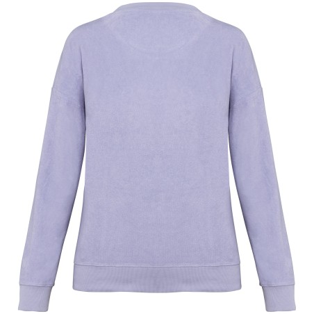 Sudadera ecorresponsable de rizo mujer