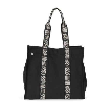 Large recycled gusseted shopping