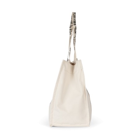 Bolsa shopper de fuelle grande reciclada