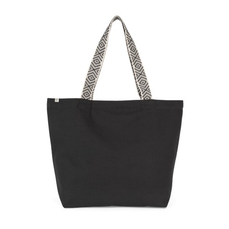 Large recycled flat bottom shopping bag