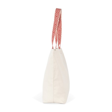 Large recycled flat bottom shopping bag