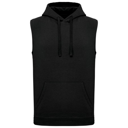 Sudadera con capucha sin mangas unisex